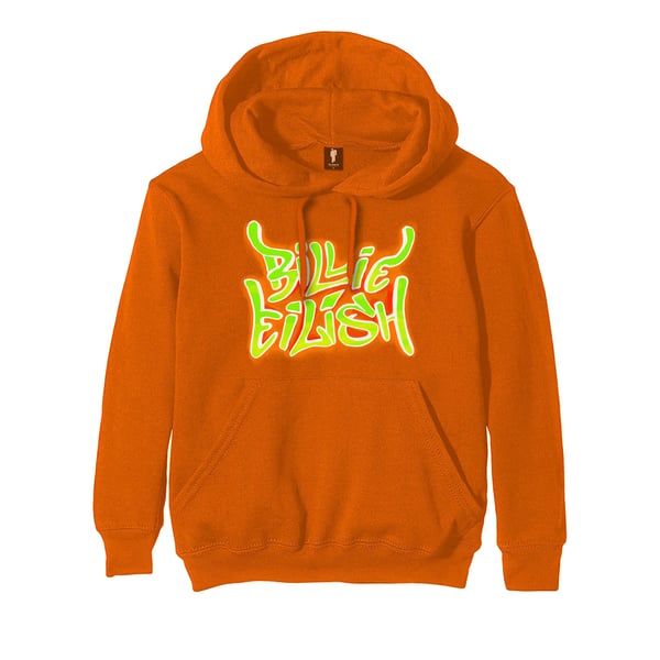 Billie Eilish Unisex Aikuisten Liekkilogo Huppari Billie Eilish Unisex Aikuisten Liekkilogo Huppari