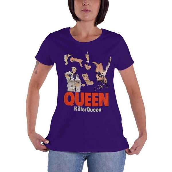 Queen Womens/Ladies Killer Cotton T-Shirt