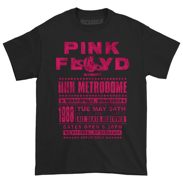 Pink Floyd Unisex Adult Metrodome ´88 T-Shirt