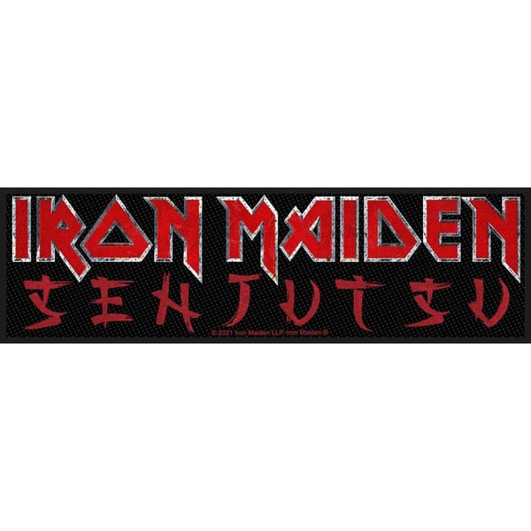 Iron Maiden Senjutsu Strip Logo Patch