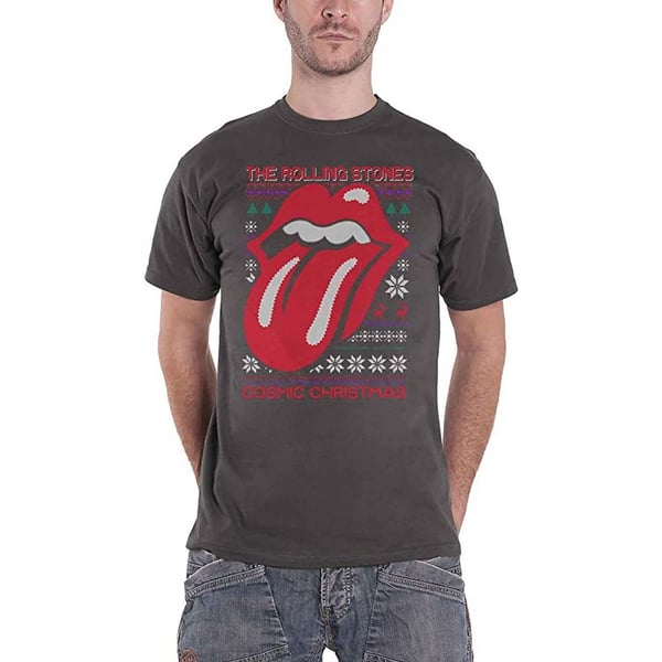 The Rolling Stones Unisex Vuxen Kosmisk Jul T-Shirt