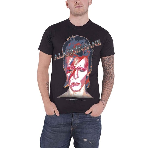 David Bowie Unisex Adult Aladdin Sane T-Shirt
