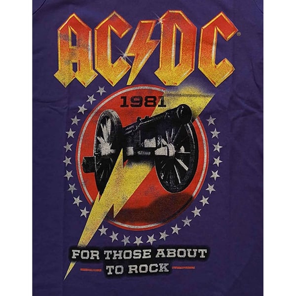 AC/DC Naiset/Neidit For Those About To Rock ´81 T-paita