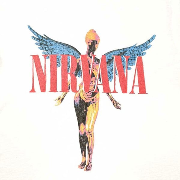 Nirvana Unisex Adult Angelic Cotton T-Shirt