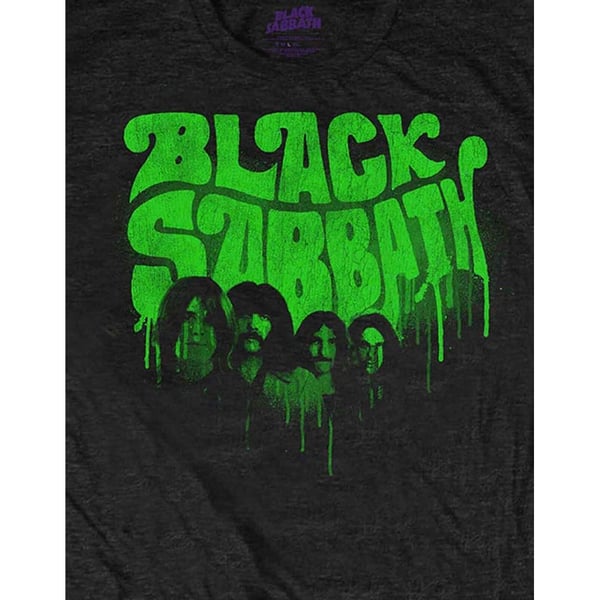 Black Sabbath Unisex T-shirt med graffiti for voksne