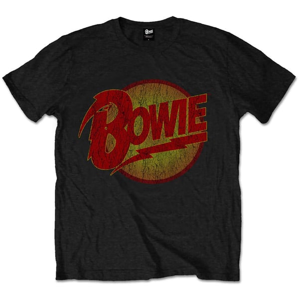 David Bowie Childrens/Kids Diamond Dogs Vintage Logo T-Shirt