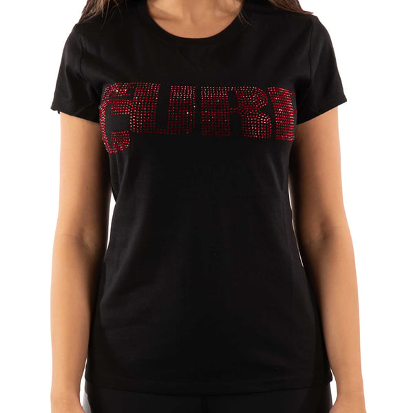 The Cure Womens/Ladies Embellished Logo T-Shirt