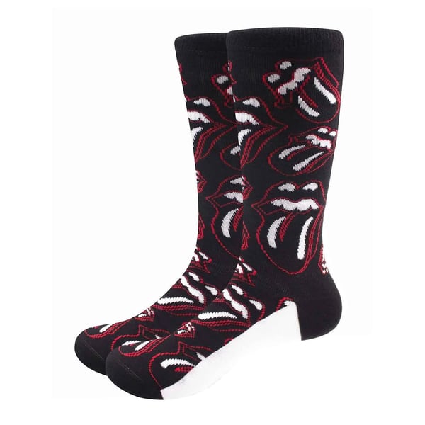 The Rolling Stones Unisex Adult Outline Tongues Ankle Socks