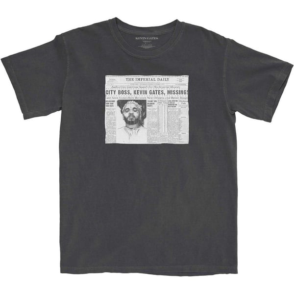 Kevin Gates Unisex Adult The Paper Cotton T-Shirt