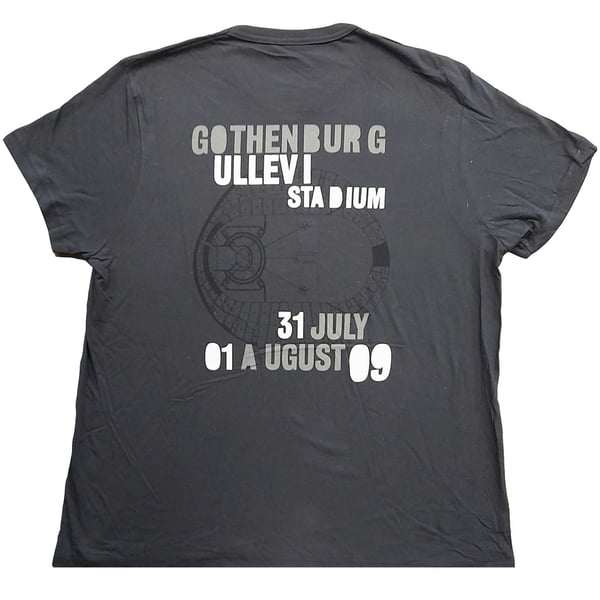 U2 Unisex Adult 360 Degree Tour Gothenburg 2009 Back Print Cotton T-Shirt