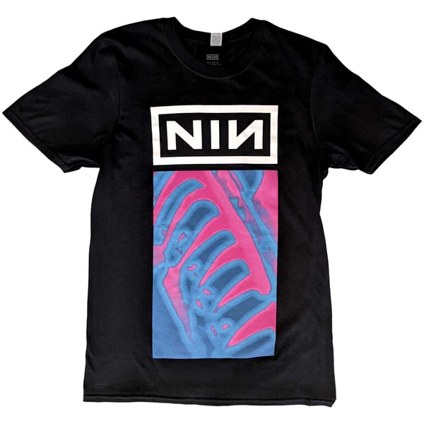 Nine Inch Nails Unisex Adult Pretty Hate Machine Neon Cotton T-Shirt