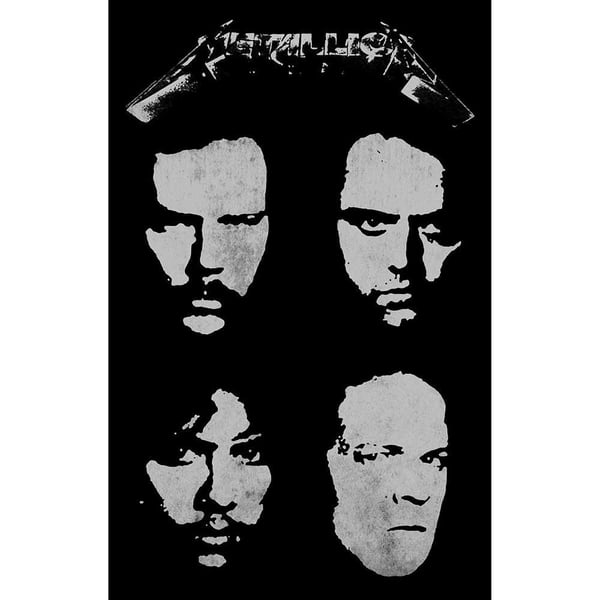 Metallica Black Album Textile Poster Metallica Black Album Textile Poster