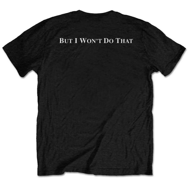 Meat Loaf Unisex voksen IWDAFLBIWDT T-shirt i bomuld med rygprint