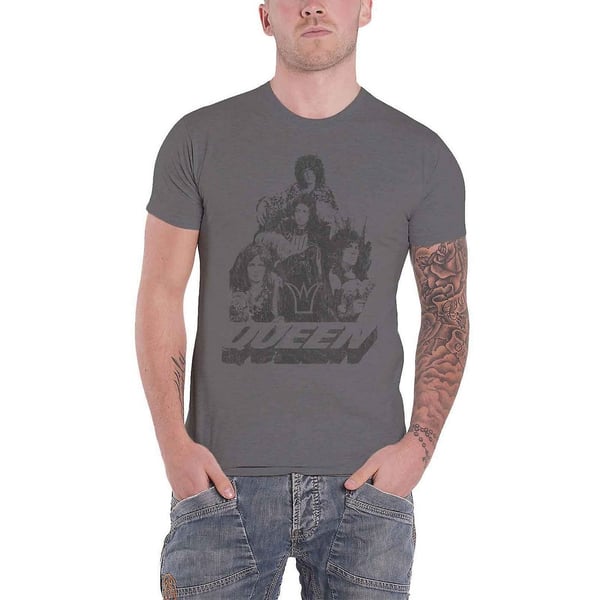 Queen Unisex Adult 70s Photo T-Shirt