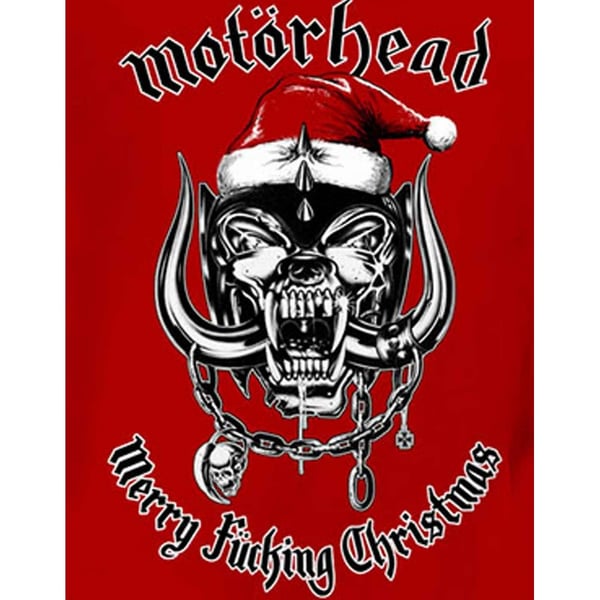 Motorhead Unisex Aikuisten Joulu 2017 Selkäpainatus Puuvilla T-paita