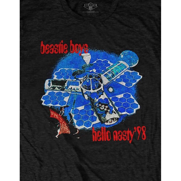 Beastie Boys Unisex Adult Hello Nasty Back Print Cotton T-Shirt