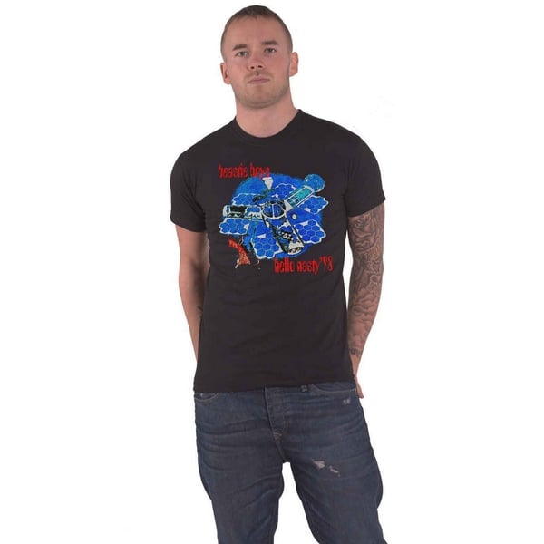 Beastie Boys Unisex Adult Hello Nasty Back Print Cotton T-Shirt