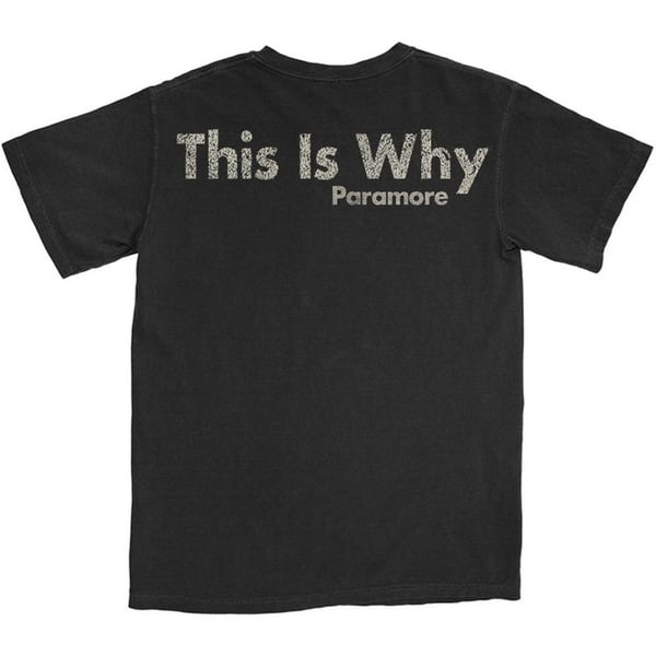 Paramore Unisex Adult This Is Why Back Print Cotton T-Shirt