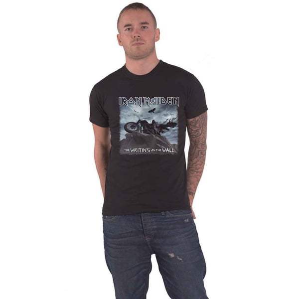 Iron Maiden Unisex Adult The Writing On The Wall T-Shirt