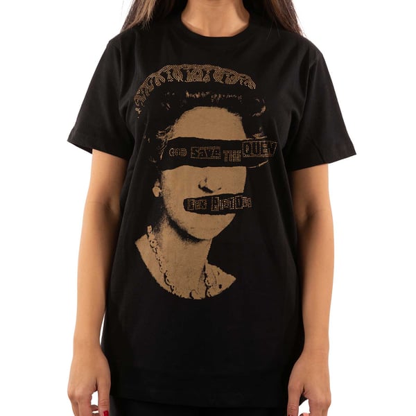 Sex Pistols Unisex voksen T-shirt med pyntet God Save The Queen for voksne