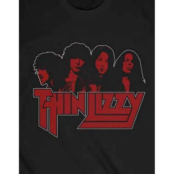 Thin Lizzy Unisex Adult Band Cotton Logo T-Shirt