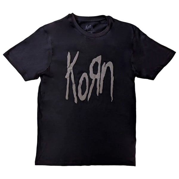 Korn Unisex Adult Logo Cotton Hi-Build T-Shirt