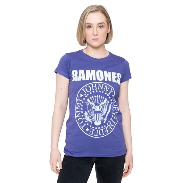 Ramones Womens/Ladies Presidential Seal Cotton T-Shirt