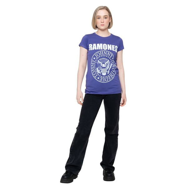 Ramones Womens/Ladies Presidential Seal Cotton T-Shirt