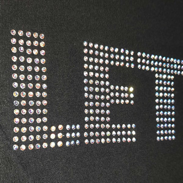 The Beatles Unisex Adult Let It Be Embellished T-Shirt