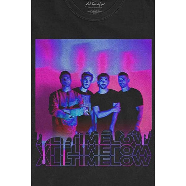All Time Low Unisex Adult Blurry Monster Cotton T-Shirt