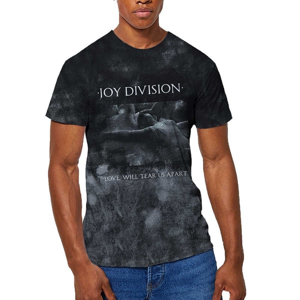 Joy Division Unisex Adult Love Will Tear Us Apart Dip Dye T-Shirt
