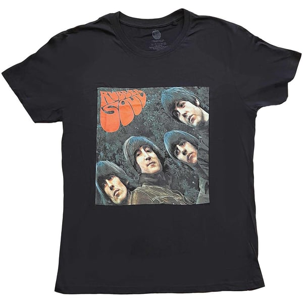 The Beatles Womens/Ladies Rubber Soul Album Cotton T-Shirt