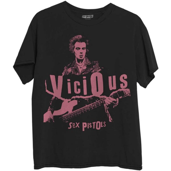 Sex Pistols Unisex voksen Sid bomulds T-shirt