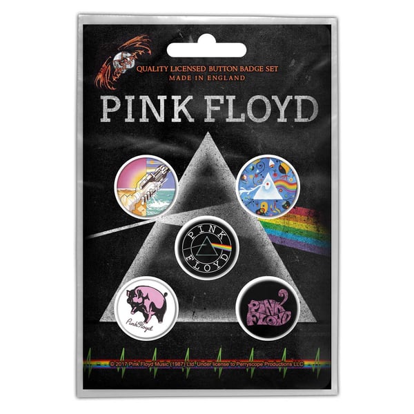 Pink Floyd Prism Badge Set (Pack of 5)