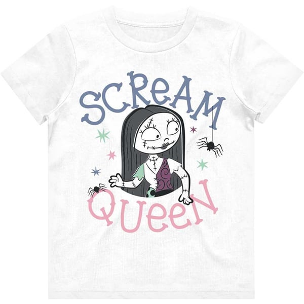 Nightmare Before Christmas Girls Scream Queen Cotton T-Shirt