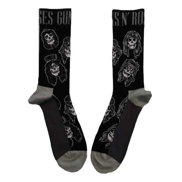Guns N Roses Unisex Vuxen Dödskalle Strumpor
