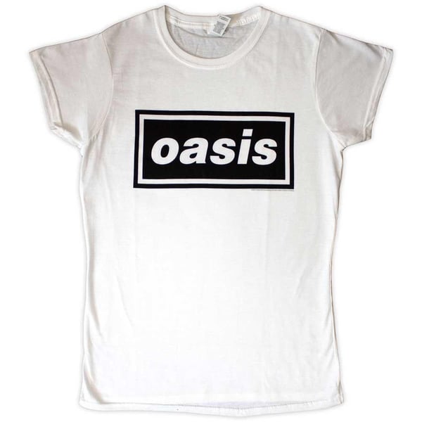 Oasis Womens/Ladies Decca Logo T-Shirt