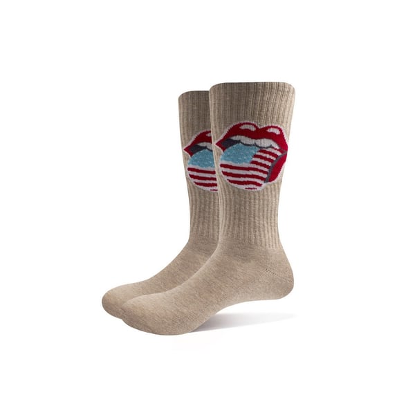 The Rolling Stones Unisex Adult US Flag Socks