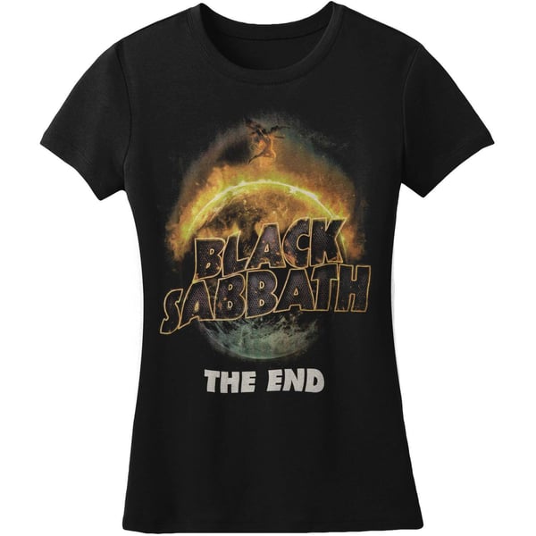 Black Sabbath Womens/Ladies The End T-Shirt