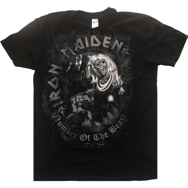 Iron Maiden Lasten/Nuorten Number Of The Beast T-paita Iron Maiden Lasten/Nuorten Number Of The Beast T-paita