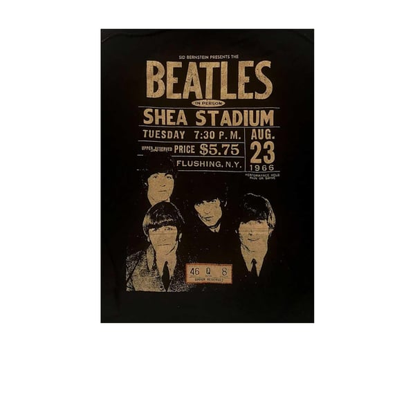 The Beatles Unisex aikuisten Shea ´66 ympäristöystävällinen huppari