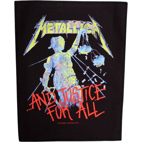 Metallica And Justice For All Patch
