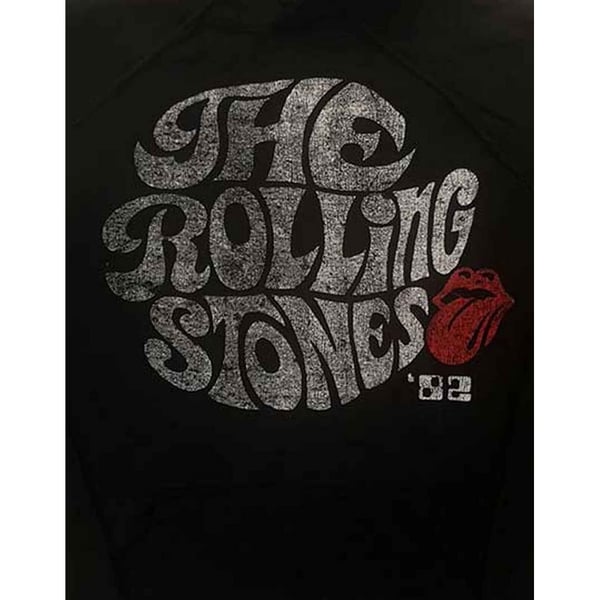 The Rolling Stones Unisex Aikuisten ´82 Swirl Ympäristöystävällinen Logo Huppari