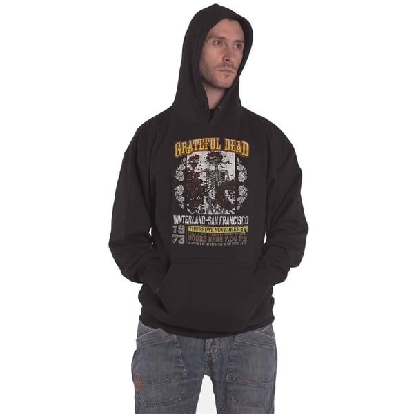 Grateful Dead Unisex San Francisco Eco Friendly Hoodie til voksne