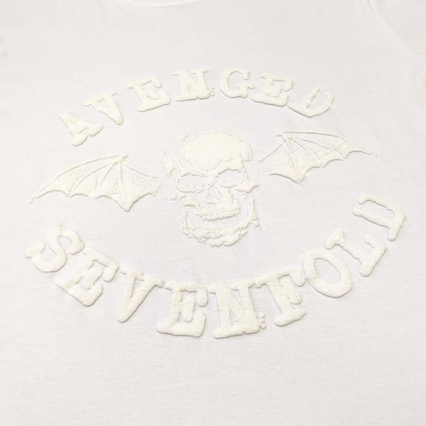 Avenged Sevenfold Unisex Aikuisten Klassinen Deathbat Puuvillainen Hi-Build T-paita