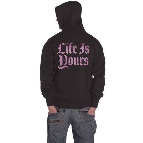 Foals Unisex hættetrøje med tekst Life Is Yours til voksne