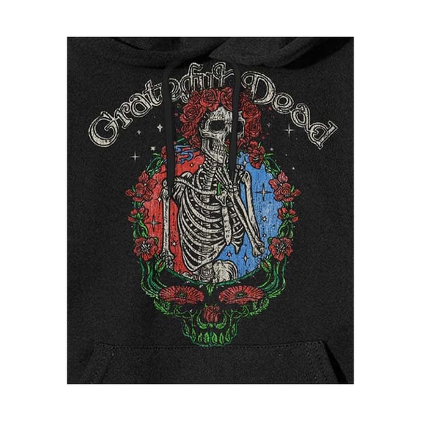 Grateful Dead Unisex Aikuisten Stealie Kukkakuviollinen Huppari