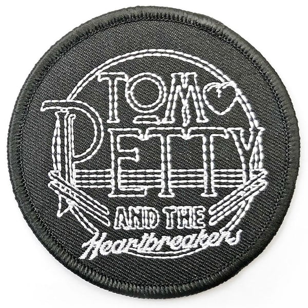Tom Petty & The Heartbreakers Logo Circle Iron On Patch