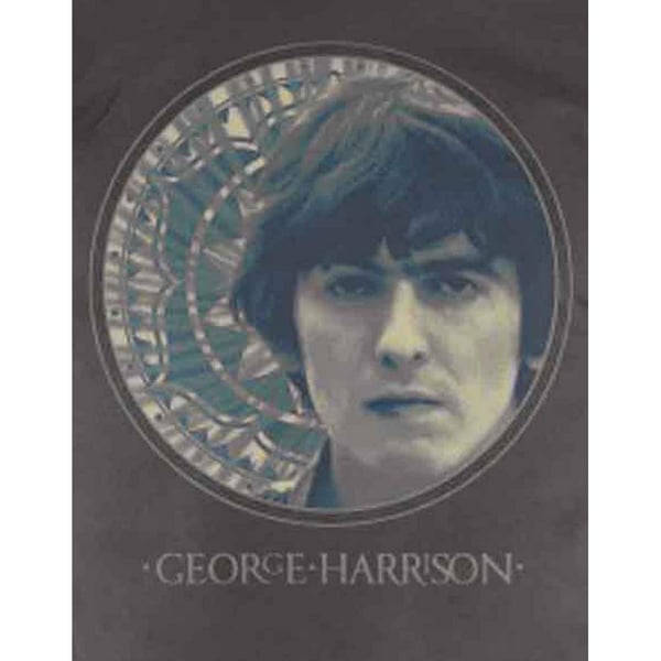 George Harrison Unisex T-shirt i bomuld med portræt for voksne
