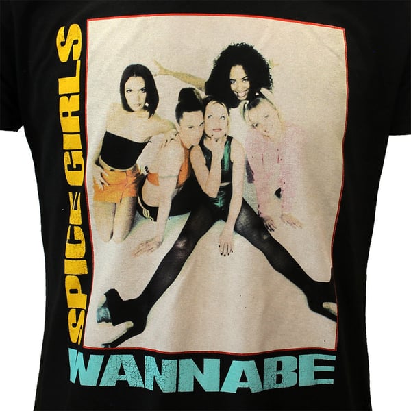 Spice Girls Unisex aikuisten Wannabe T-paita